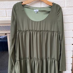 Tobi Chiffon Ruffled Blouse SZ M